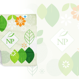 Green Leaves Hand Towel